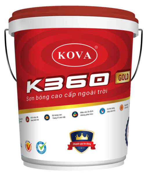 KOV SƠN BÓNG CAO CẤP NGOÀI TRỜI KOVA K360-GOLD